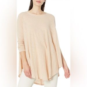 Free People Aria Trapeze long sleeve top in the color Misty Mink. NWT SZ small